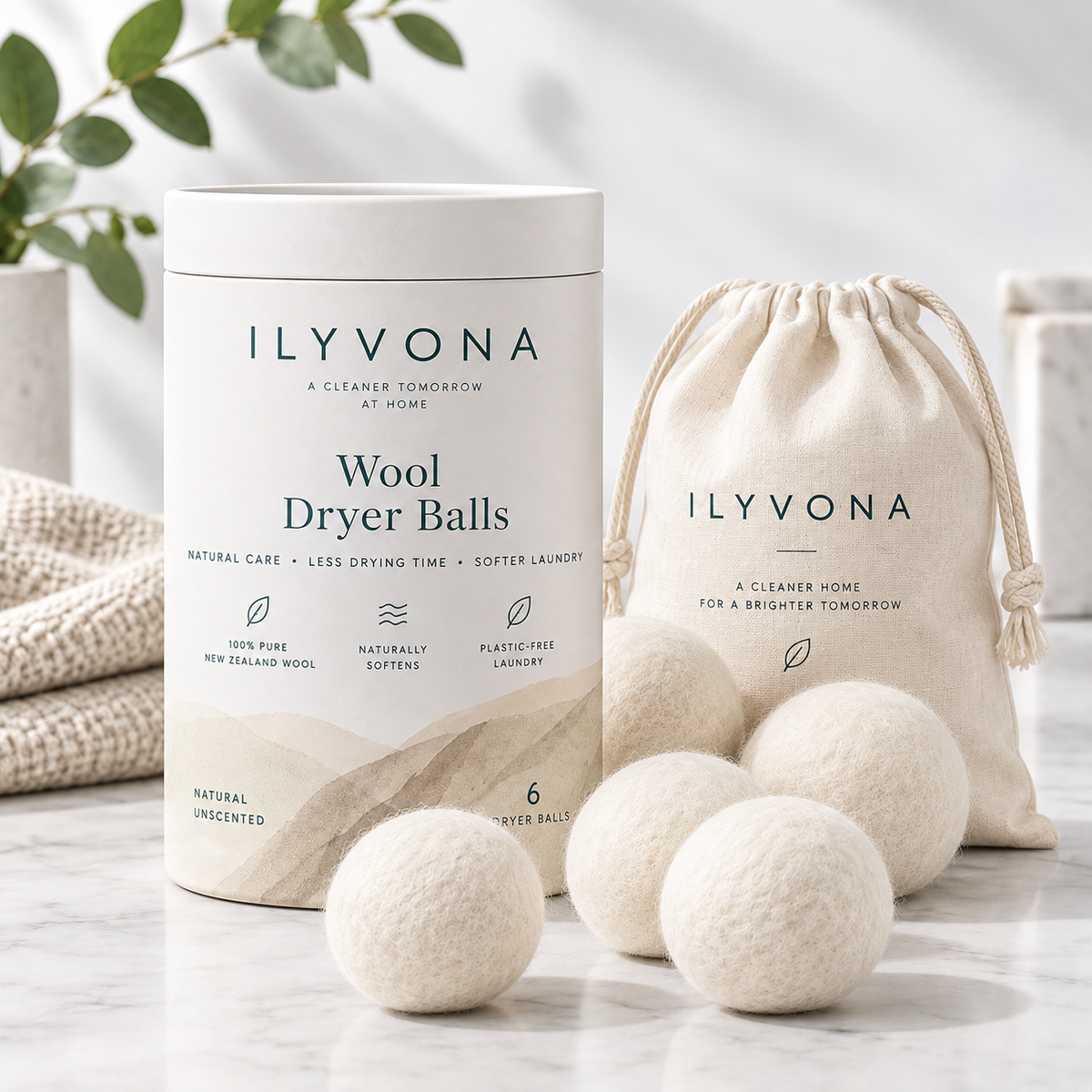 ILYVONA Wool Dryer Balls