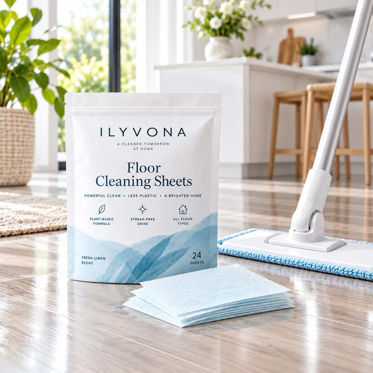 ILYVONA Floor Cleaning Sheets