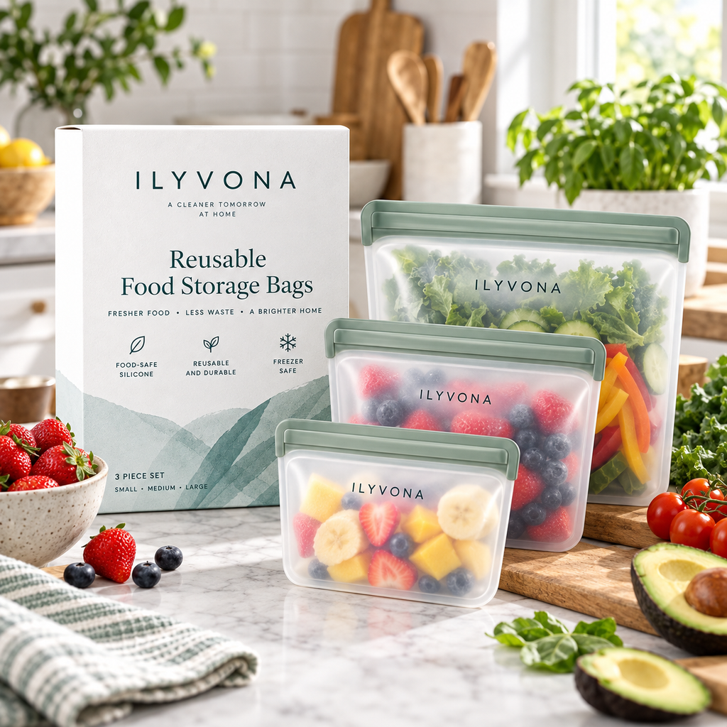 ILYVONA Reusable Food Storage Bags