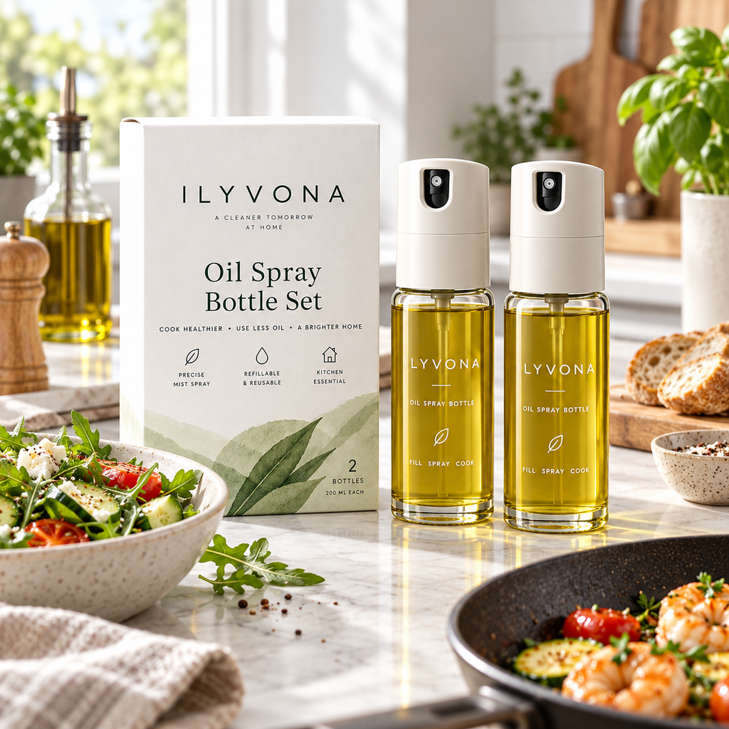 ILYVONA Oil Spray Bottle Set