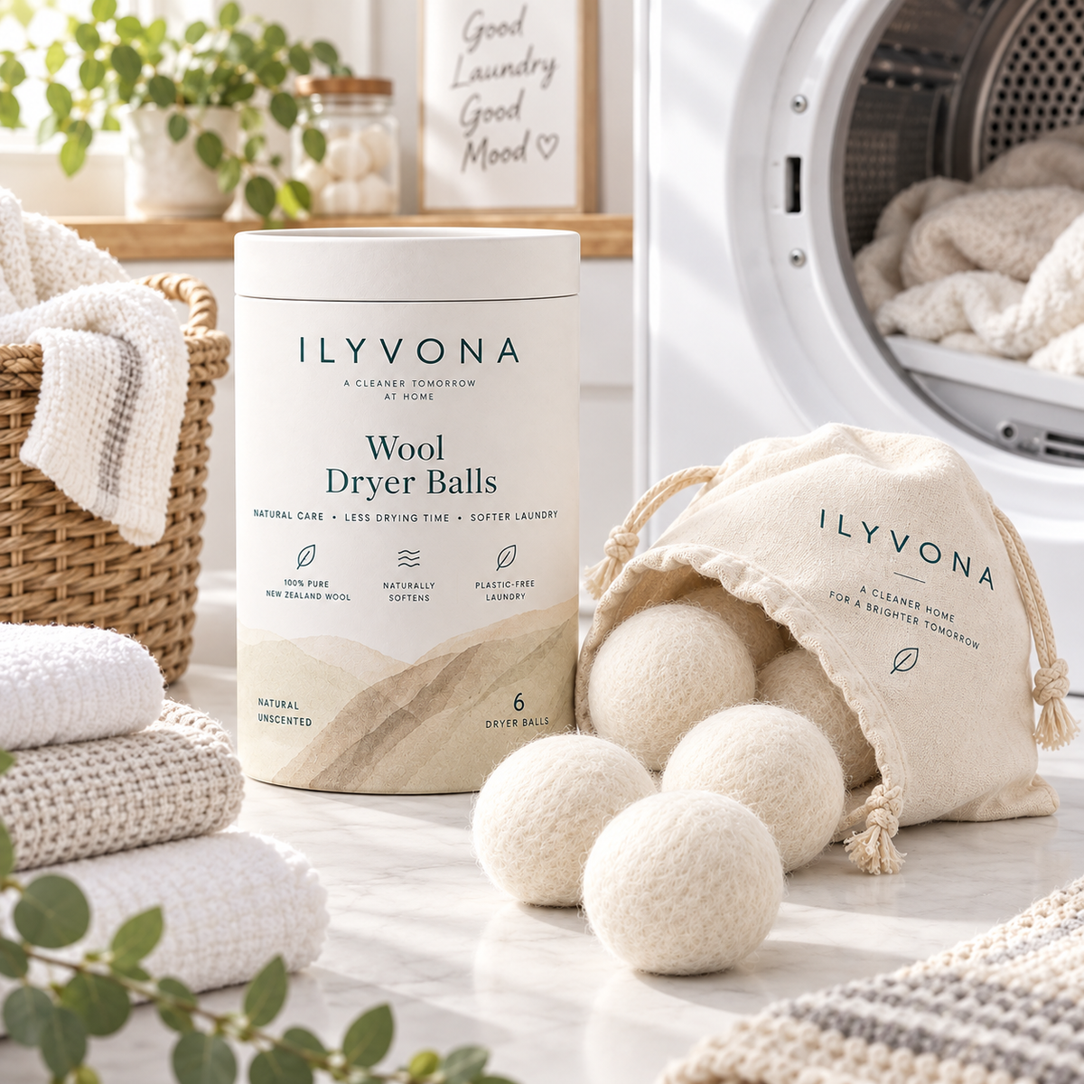 ILYVONA Wool Dryer Balls